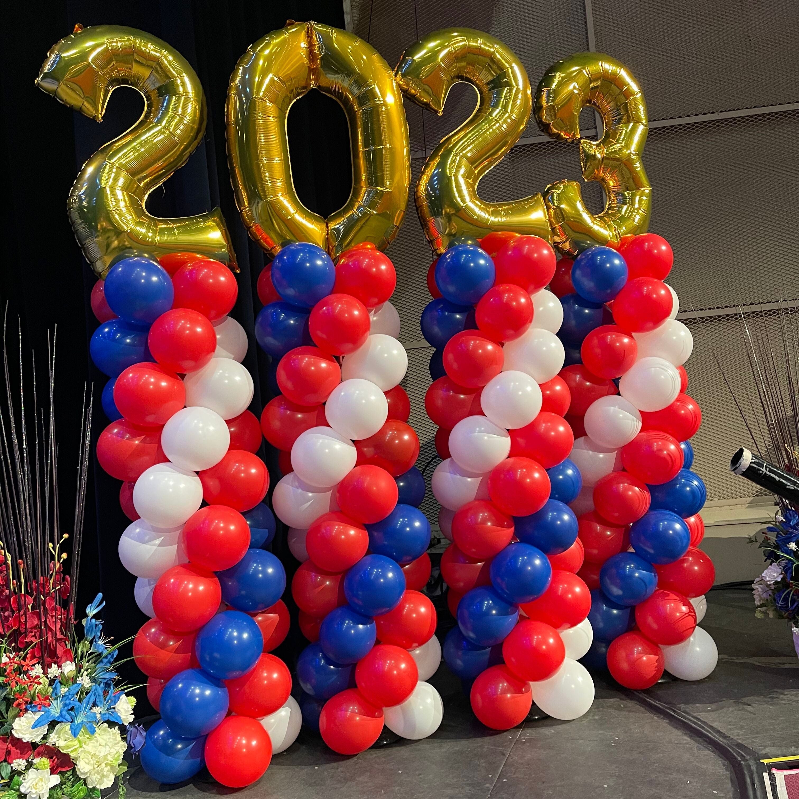 Graduation Spiral Columns - Foil Topper