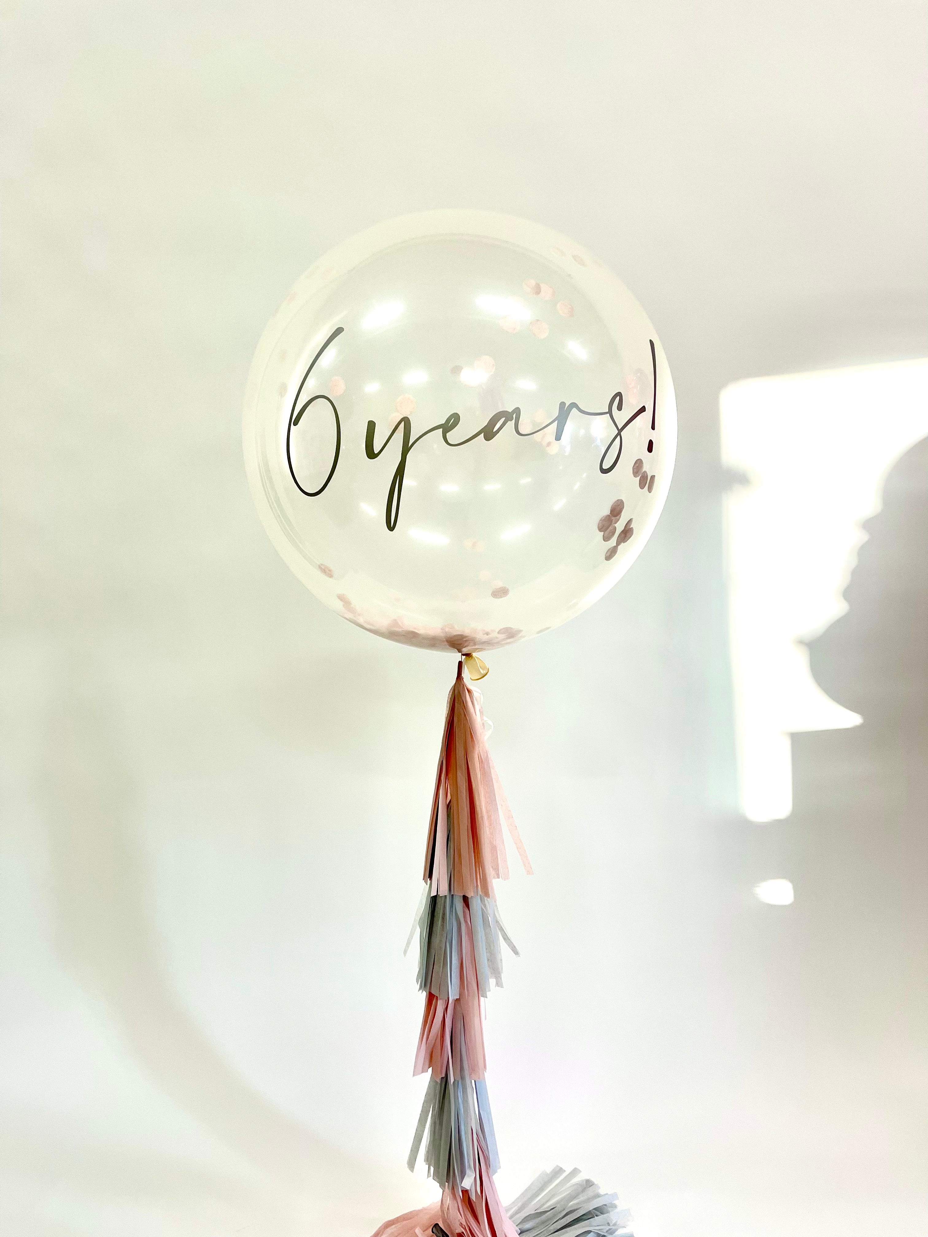 Confetti Signature Balloon w/ Tassel