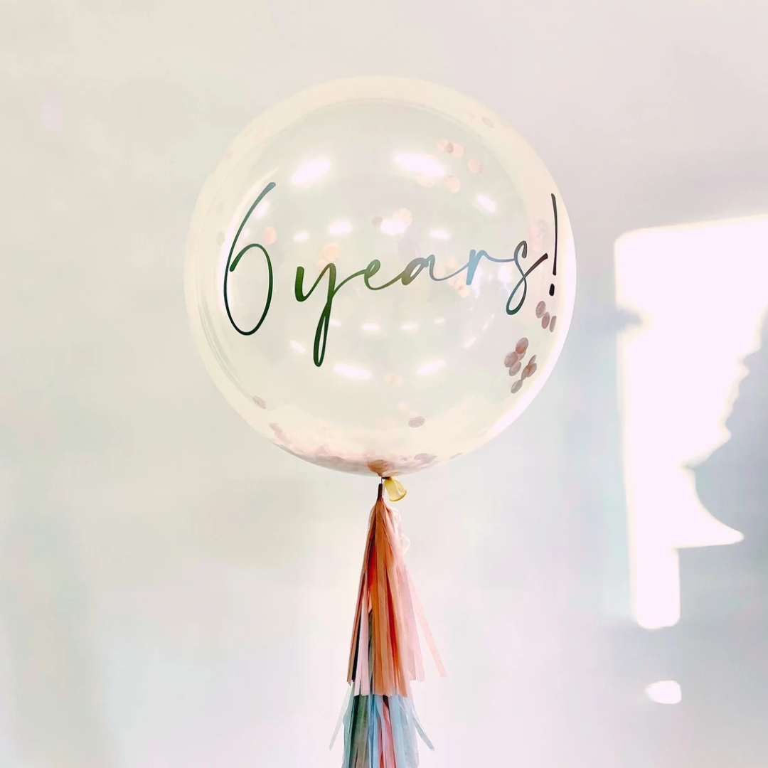 Confetti Signature Balloon w/ Tassel