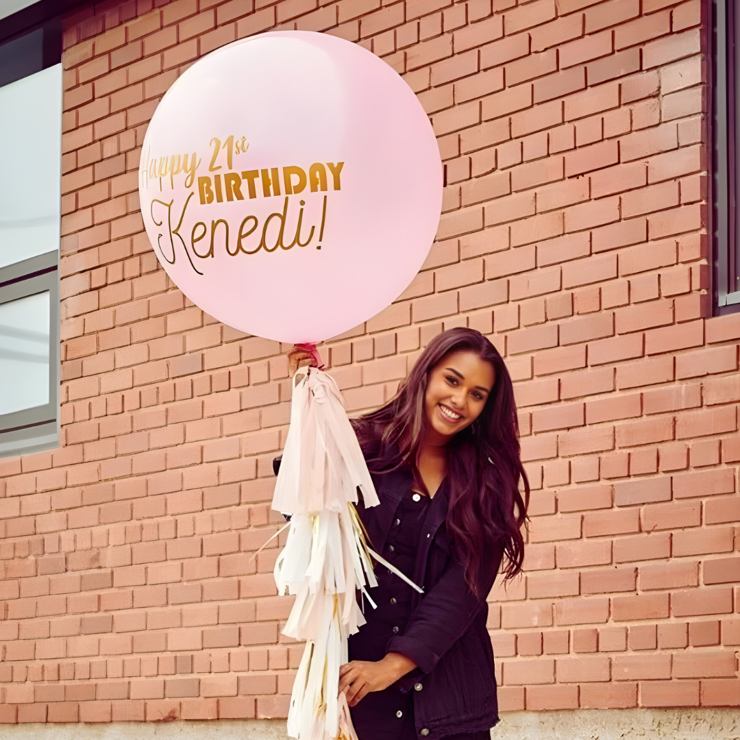 Signature Balloon w/ Tassel