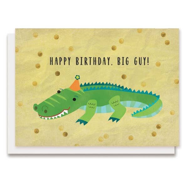 Big Guy Birthday Greeting Card