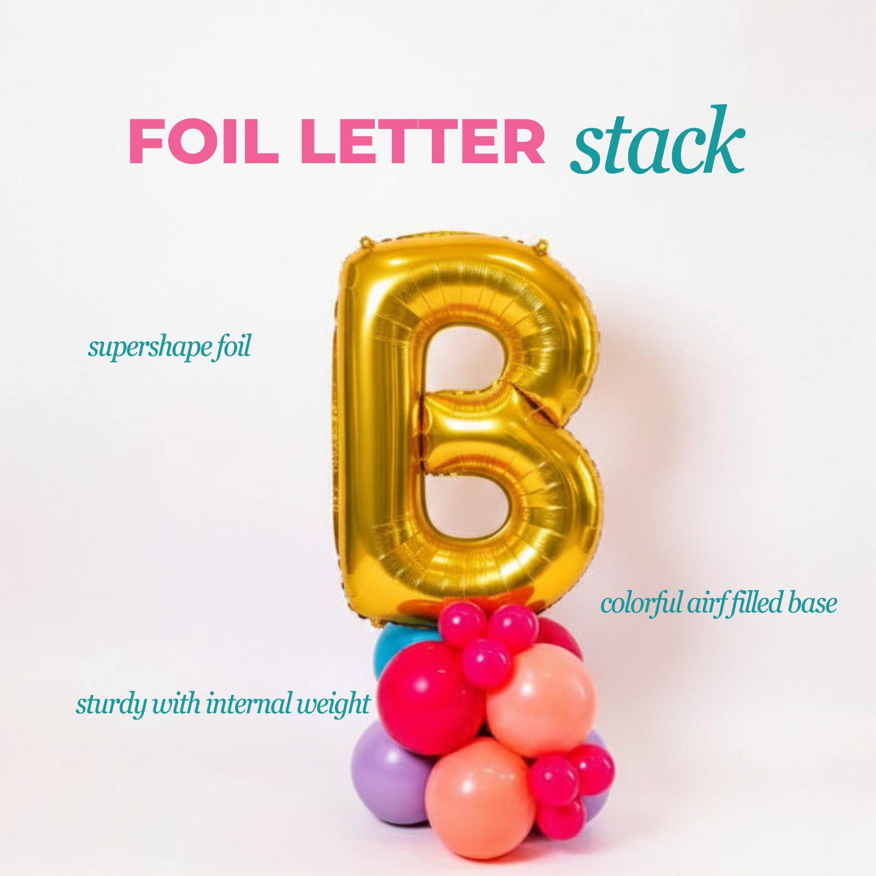 Foil Letter Balloons