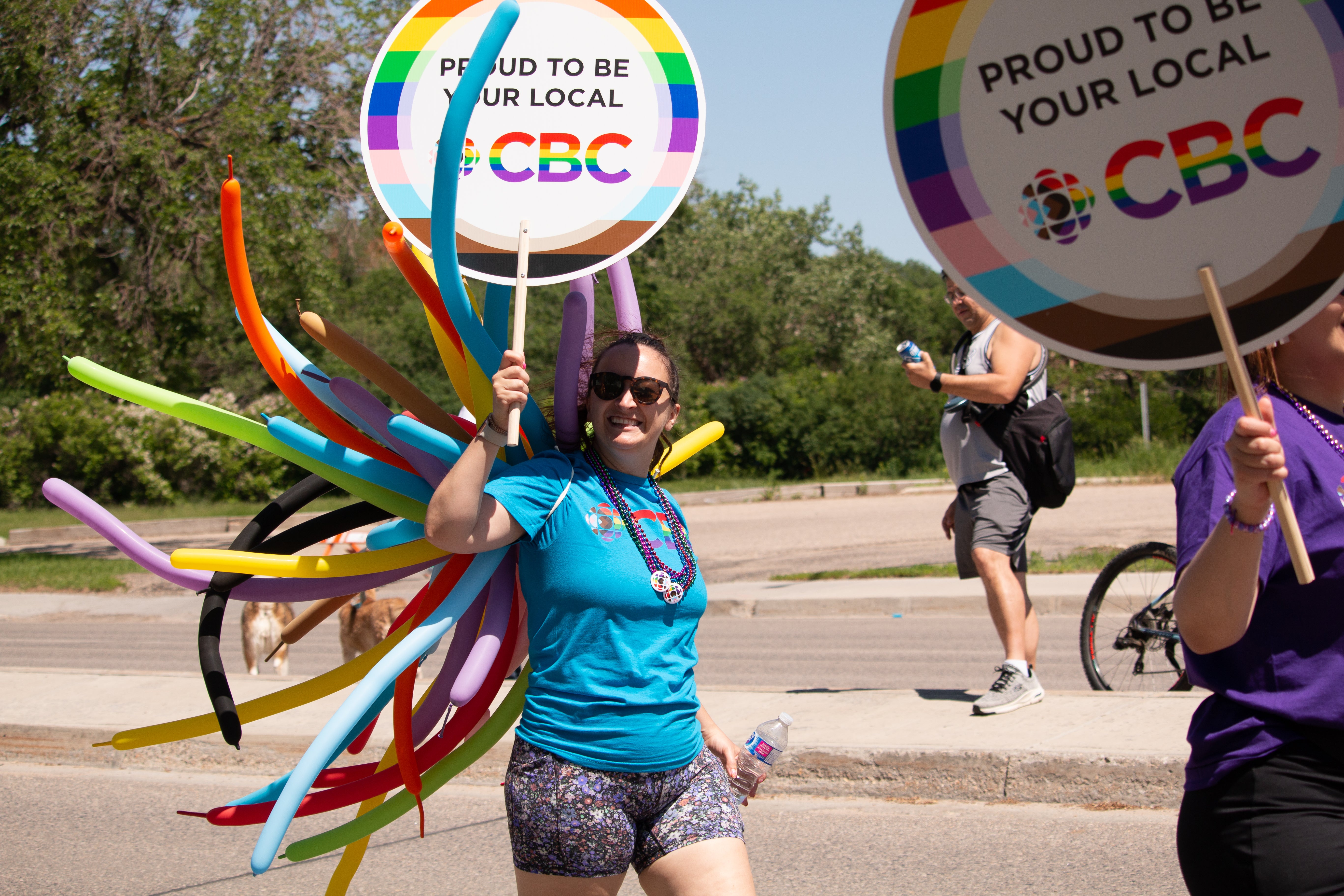 PRIDE Balloon Burst Backpacks