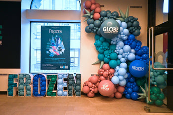Frozen Mosaic Letters at the Globe Theatre Regina 