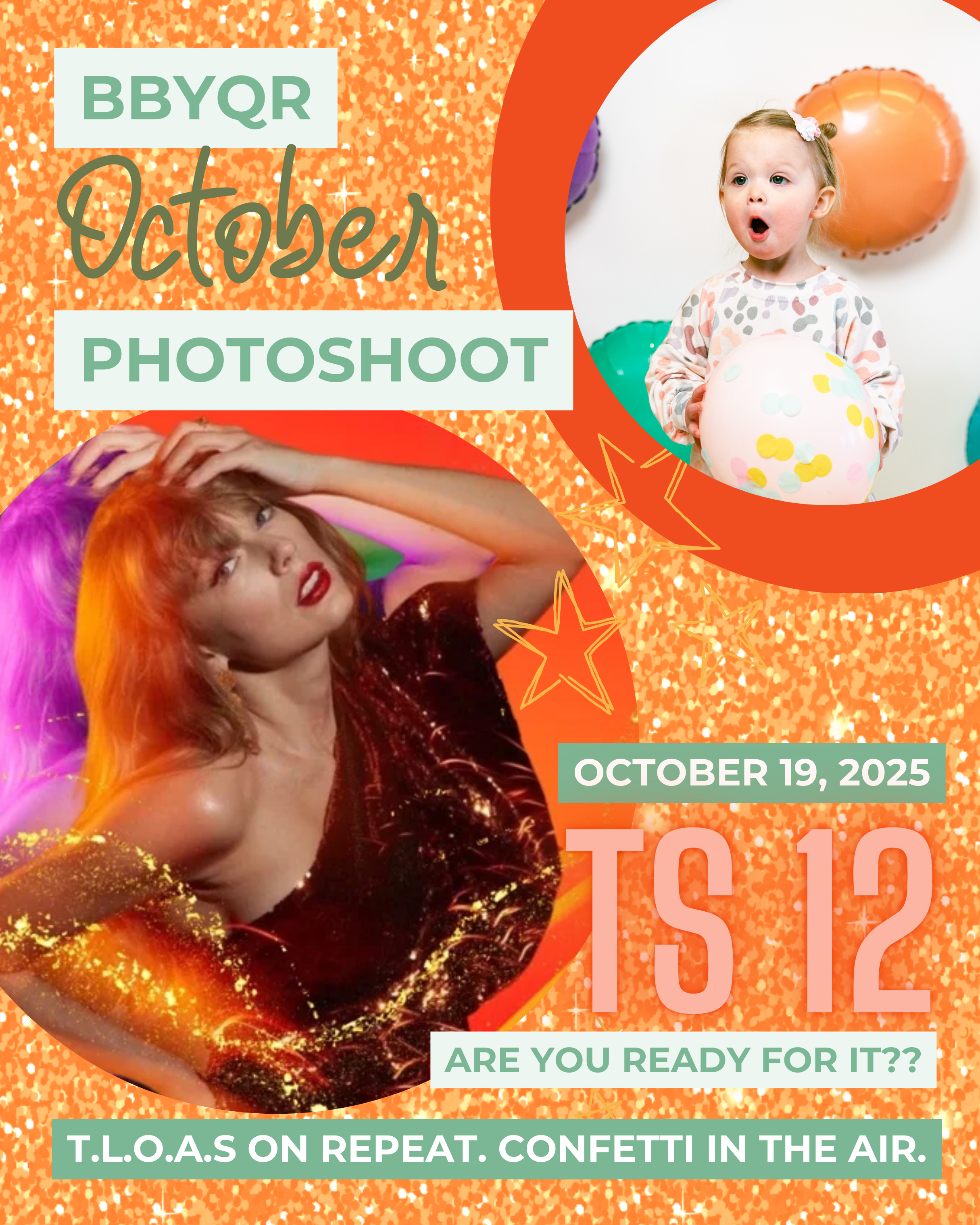 October Photoshoot - Taylor Swift Edition - Sunday October 19, 2025