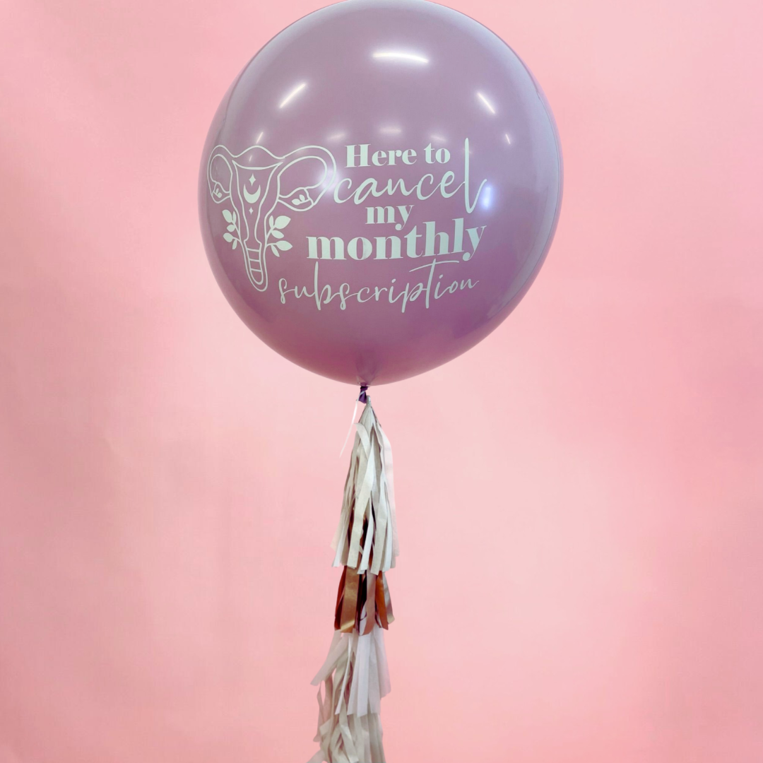 Uterus Signature Balloon w/ Tassel