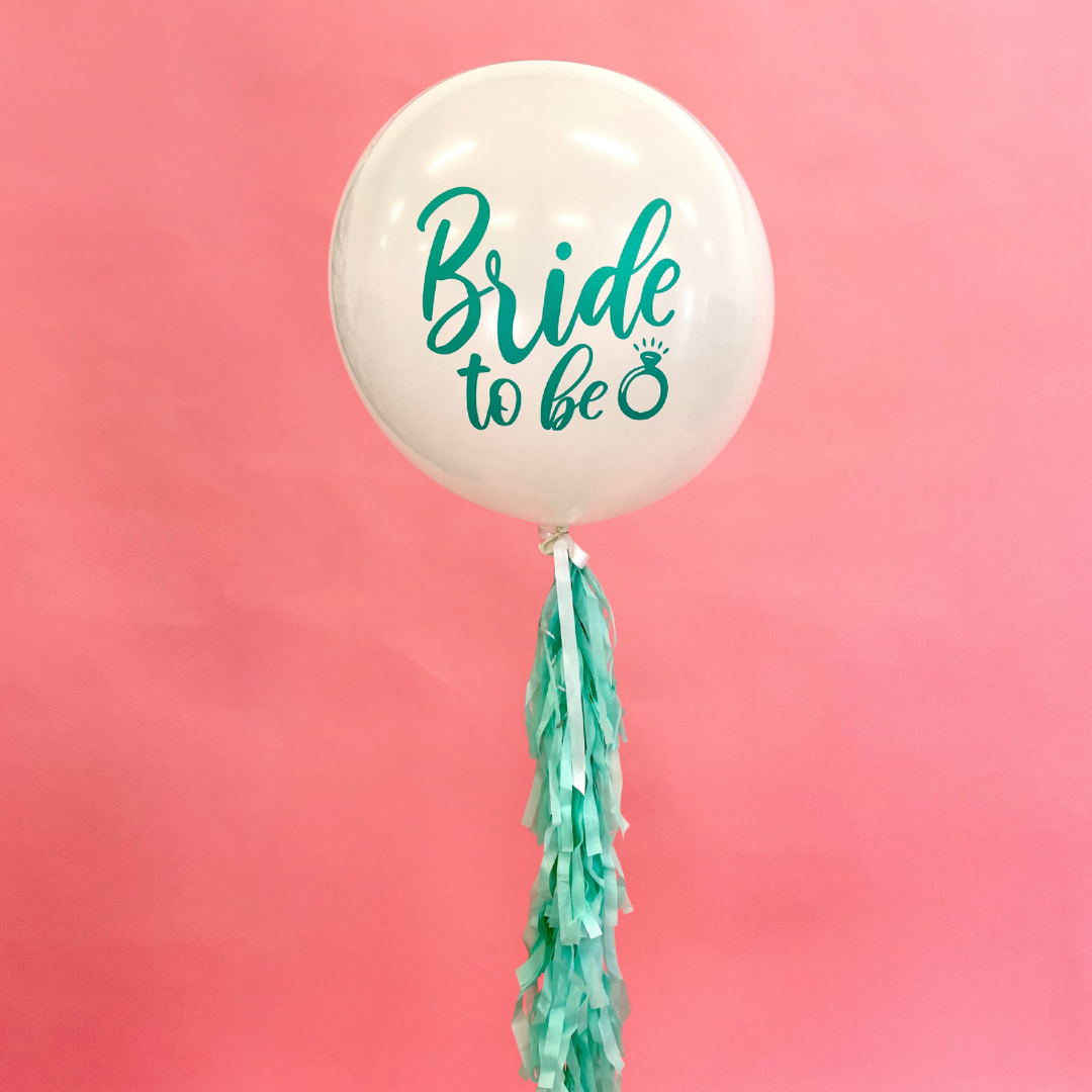 Bride to Be Signature Balloon w/ Tassel
