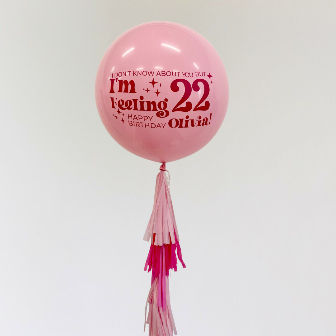 Signature Balloon w/ Tassel