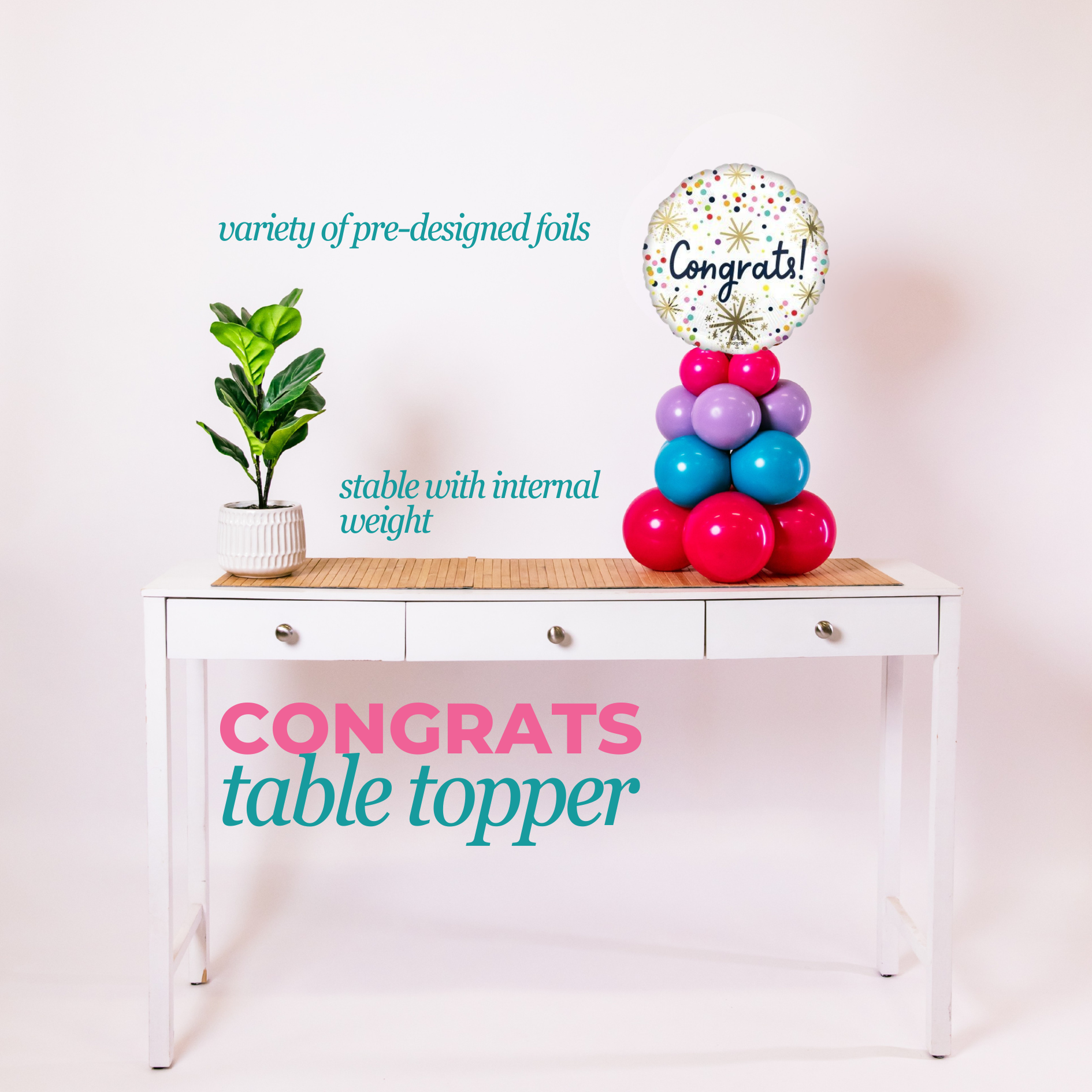 Congrats Table Topper