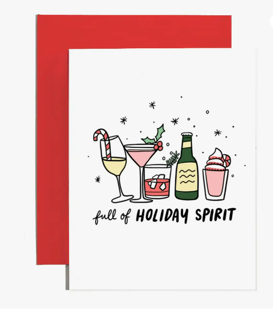 Full Of Holiday Spirit Card