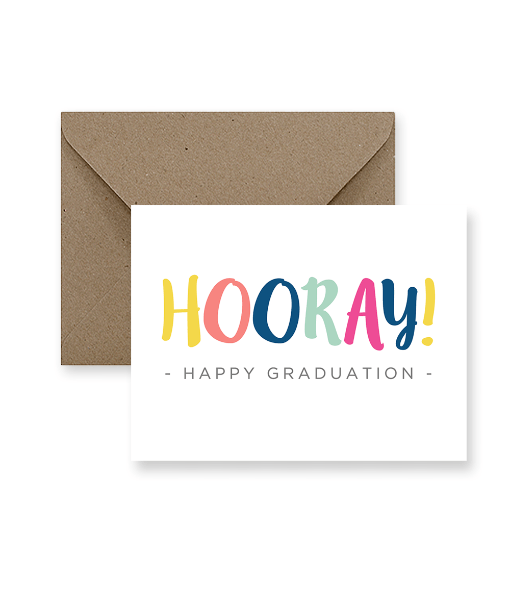 Hooray! Happy Graduation - Graduation Card