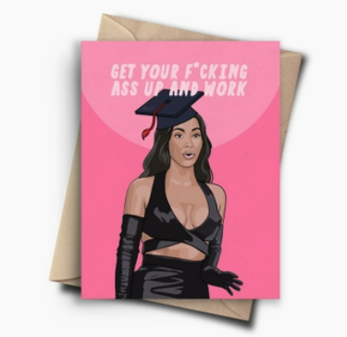 Kim Kardashian Graduation Card