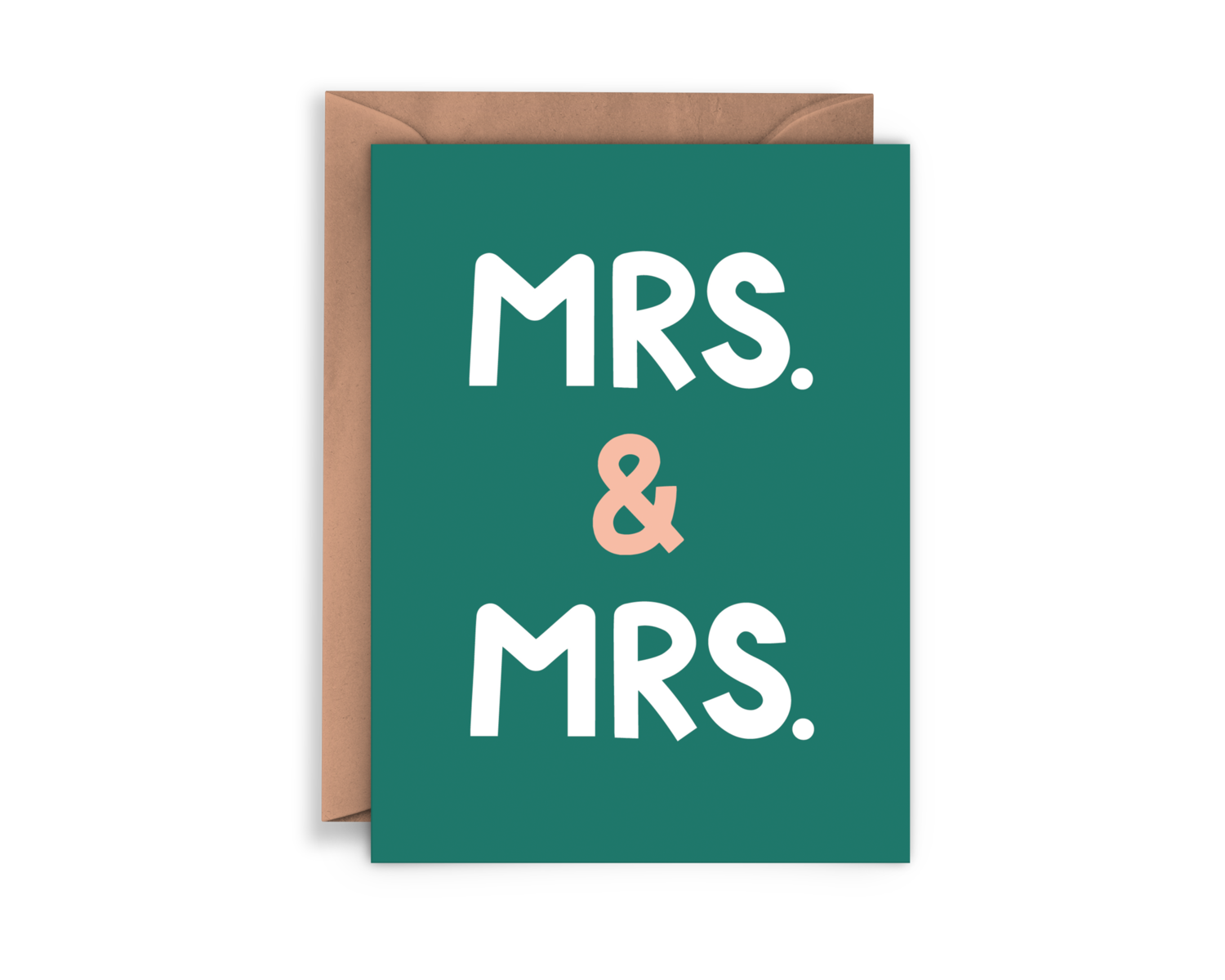 Mrs & Mrs Engagement Wedding Card