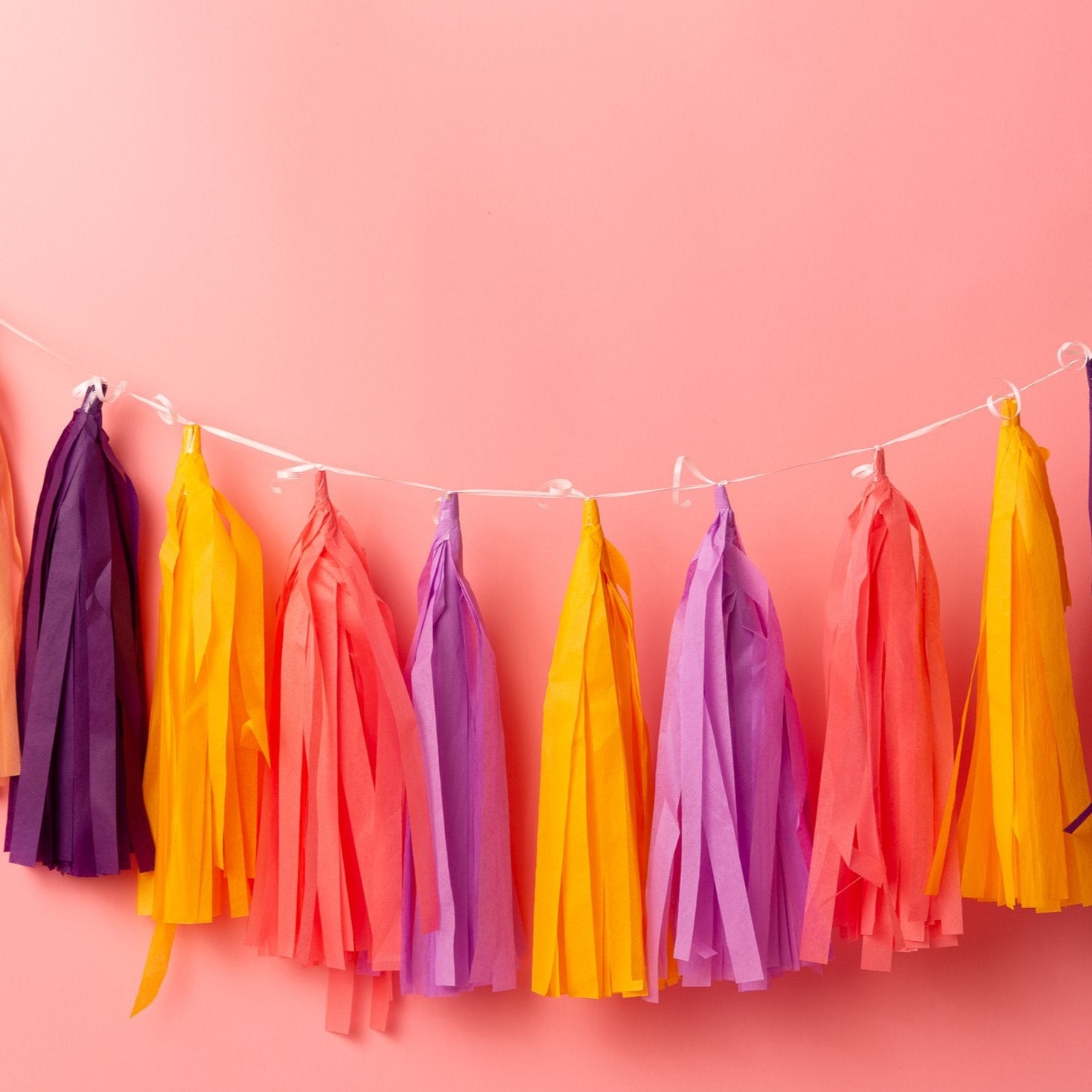 Tissue Tassel Banner