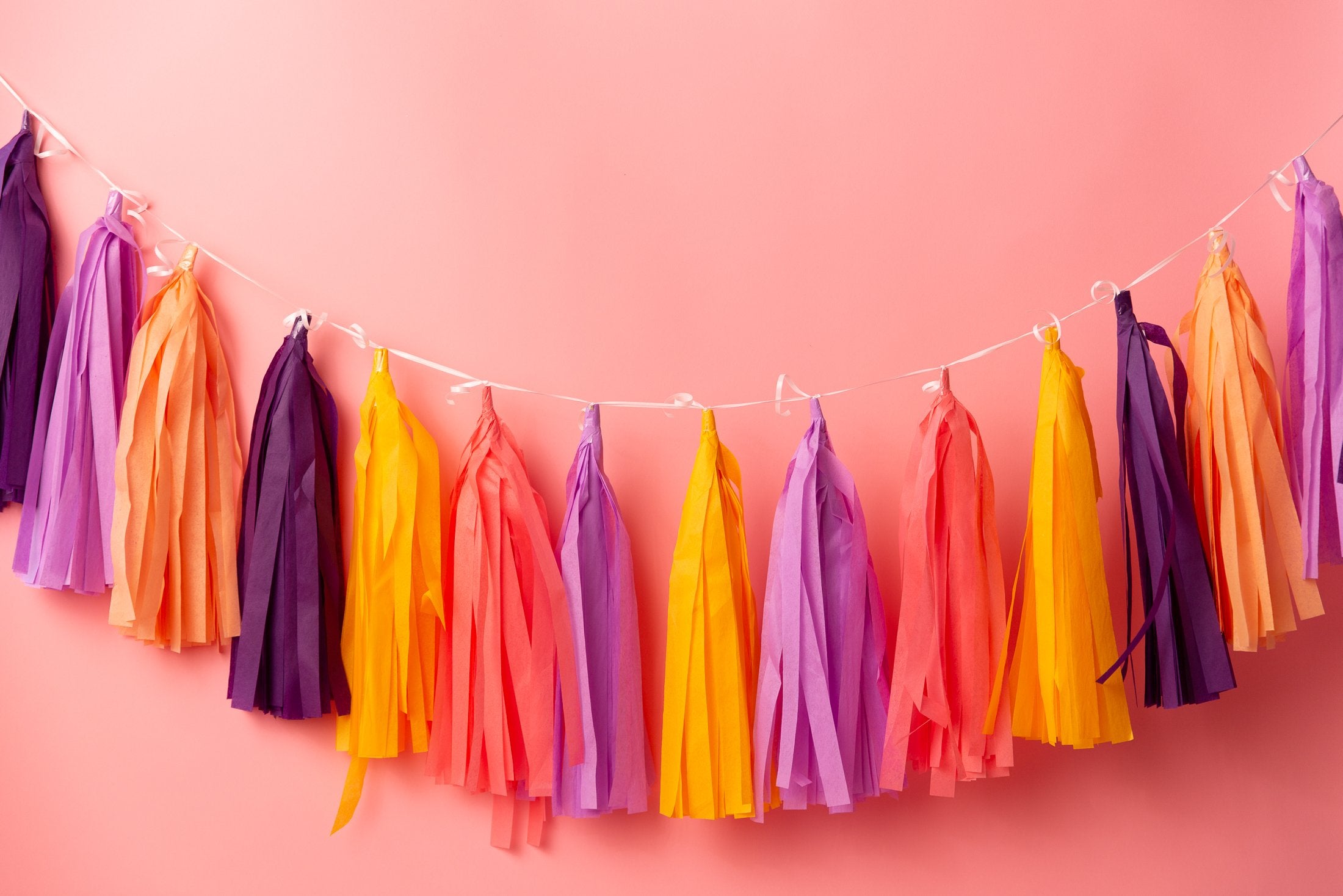 Tissue Tassel Banner